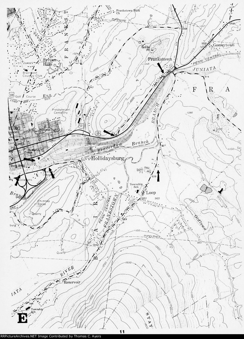 "Rail Guide To The Horseshoe Curve," Page 11, 1976